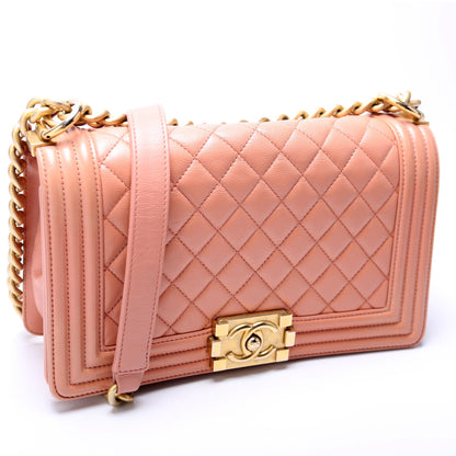 Chanel Boy Flap Medium Old Lambskin 24M Bag