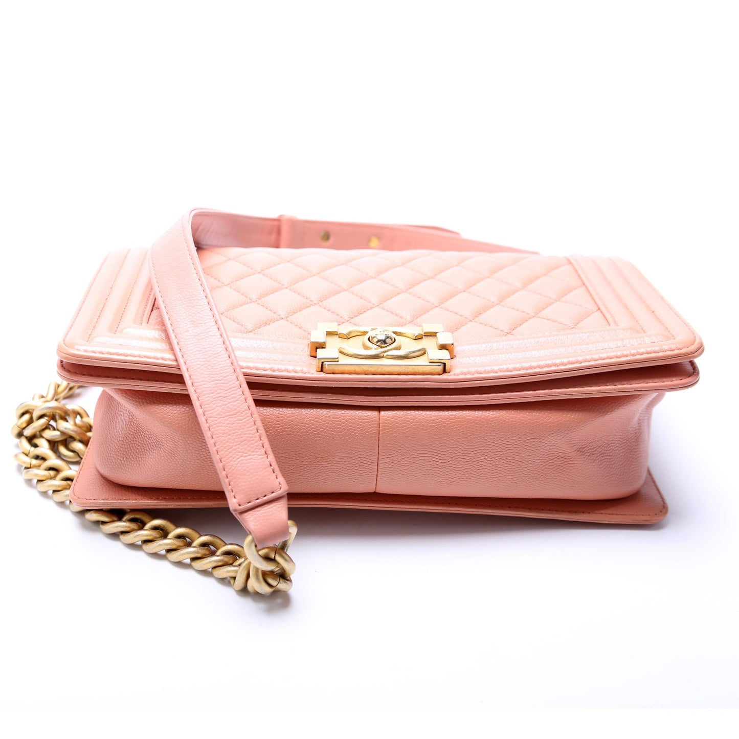 Chanel Boy Flap Medium Old Lambskin 24M Bag