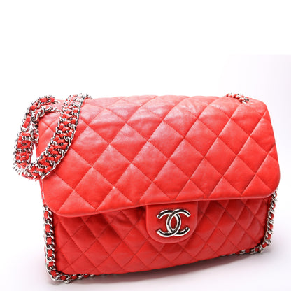 Chanel Chain Around Maxi Flap Quilted Lambskin 15M Bag