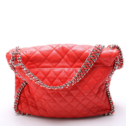 Chanel Chain Around Maxi Flap Quilted Lambskin 15M Bag