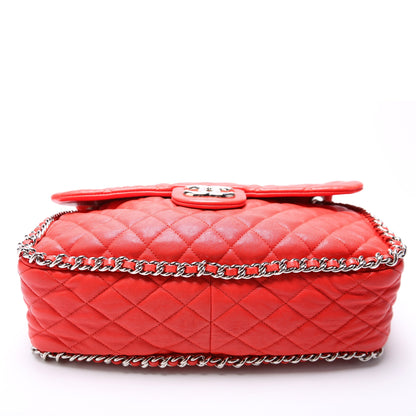 Chanel Chain Around Maxi Flap Quilted Lambskin 15M Bag