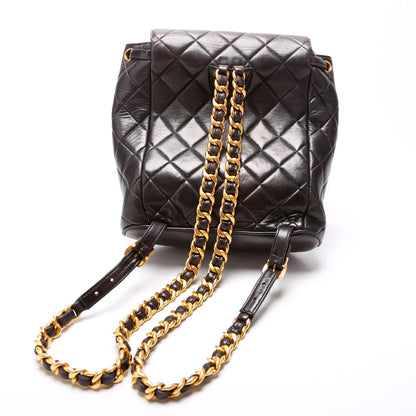 Chanel Vintage Quilted Lambskin Mini Duma Backpack Bag
