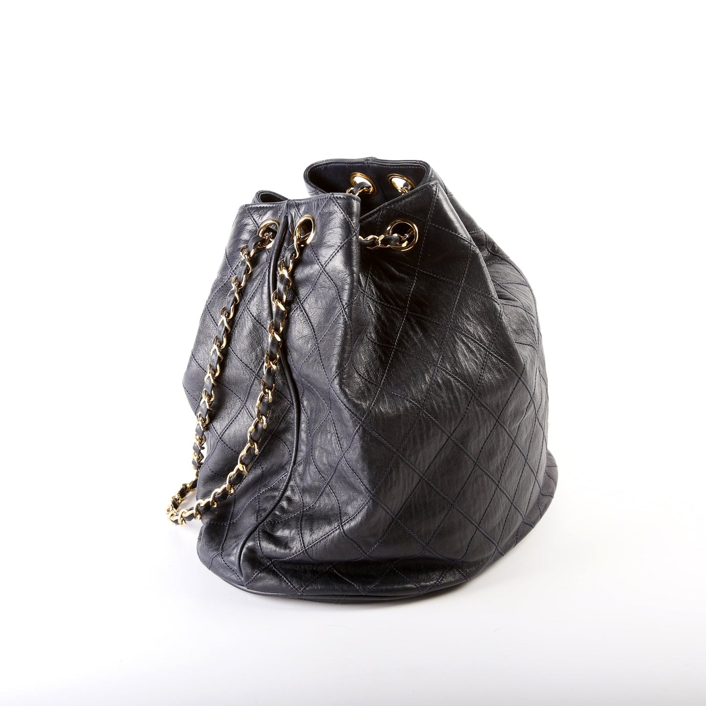 Chanel Bucket Chain Shoulder Quilted Lambskin Vintage Bag