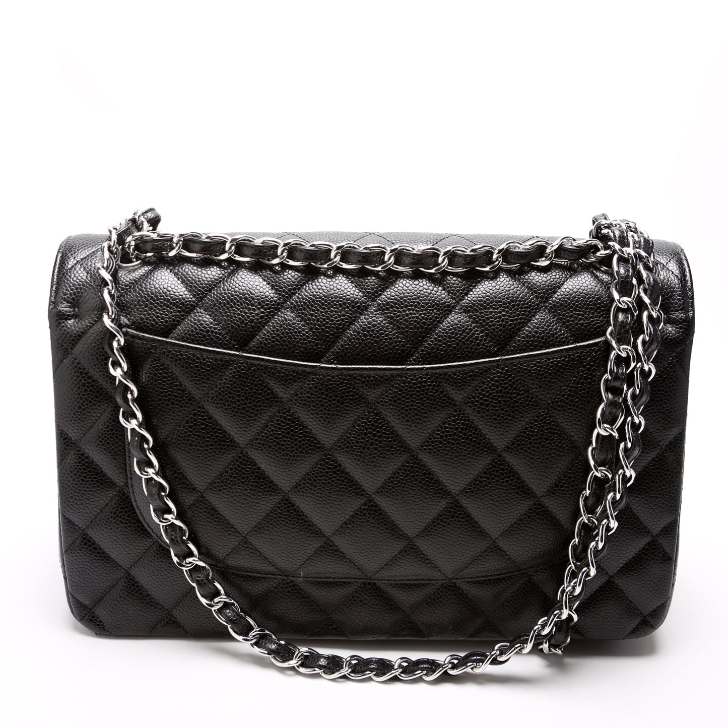 Chanel Classic Flap Jumbo Caviar RFID Black Bag