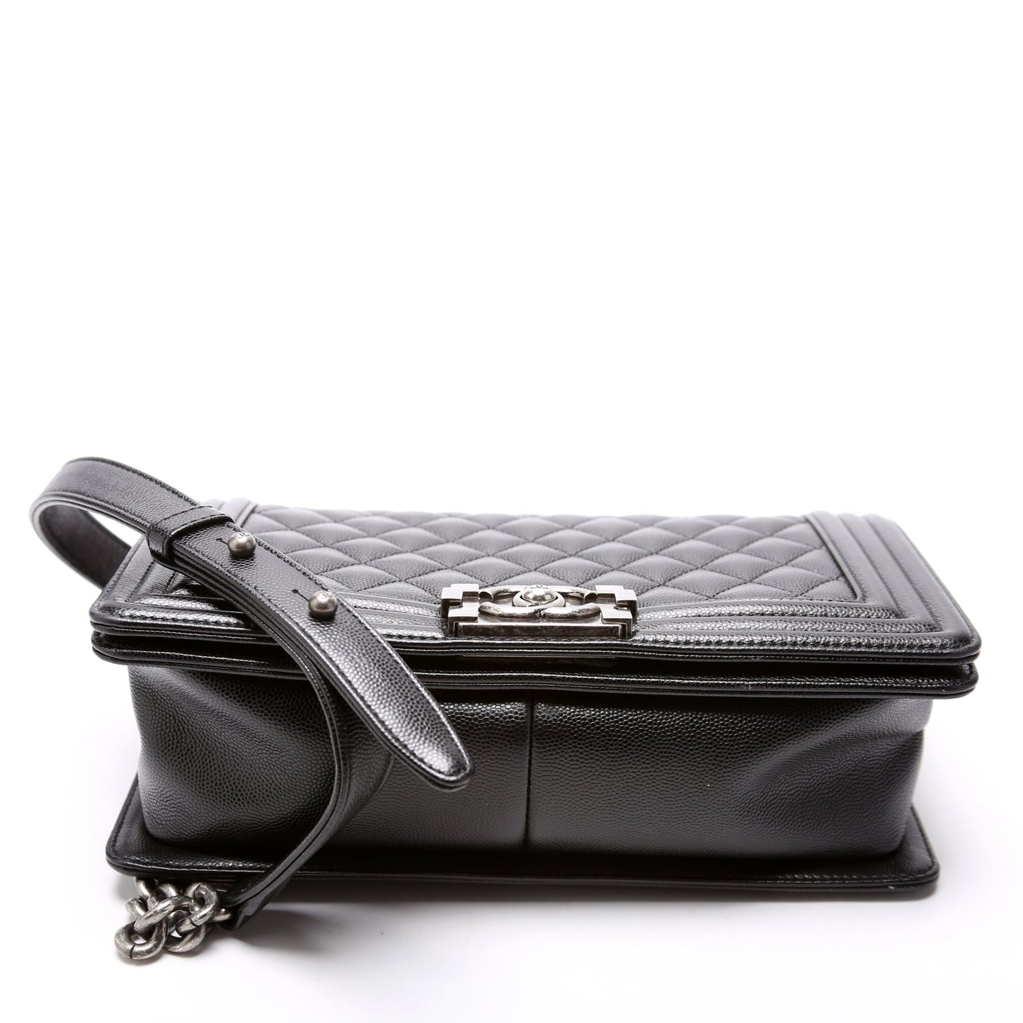 Chanel Boy Flap Medium Old Caviar RFID Black Bag