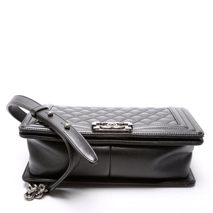 Chanel Boy Flap Medium Old Caviar RFID Black Bag