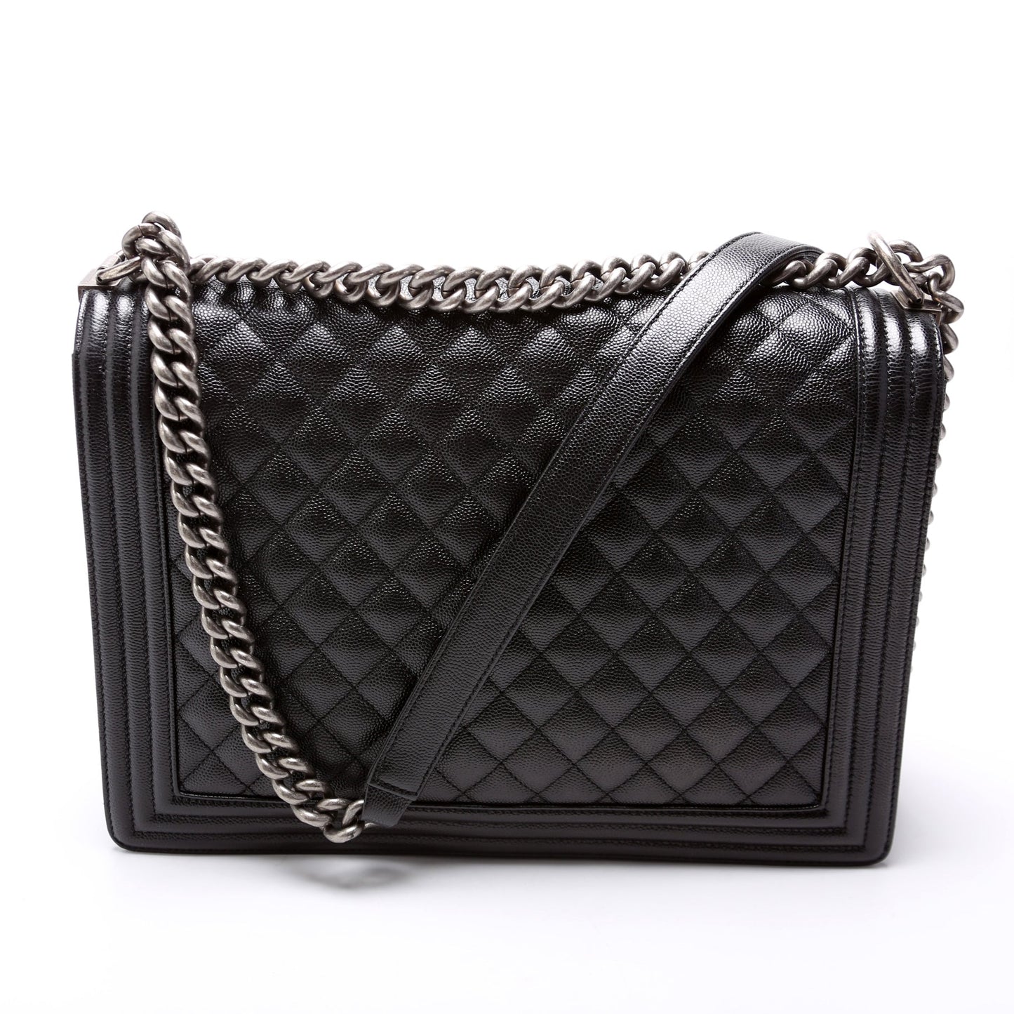 Chanel Boy Flap Large Caviar 25-28M Black Bag
