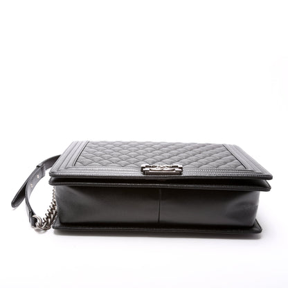 Chanel Boy Flap Large Caviar 25-28M Black Bag