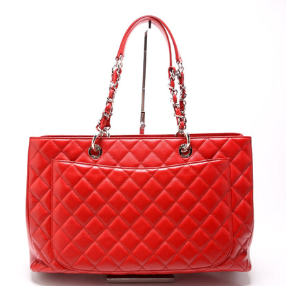 Chanel Grand Shopping Tote Caviar XL Red Bag