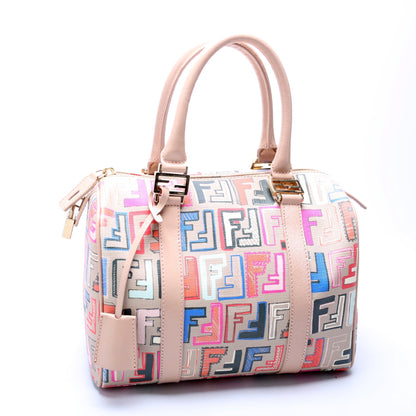 Fendi 8BL068 Zucca Boston Tan/Multicolor Bag