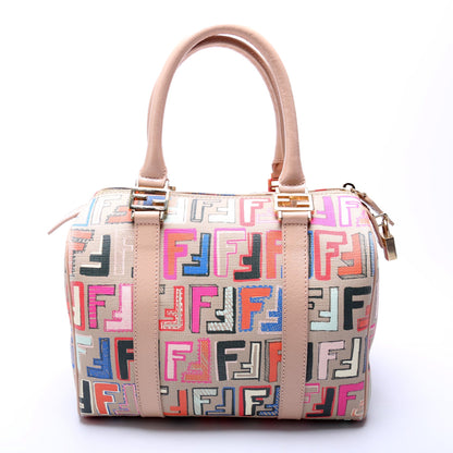 Fendi 8BL068 Zucca Boston Tan/Multicolor Bag