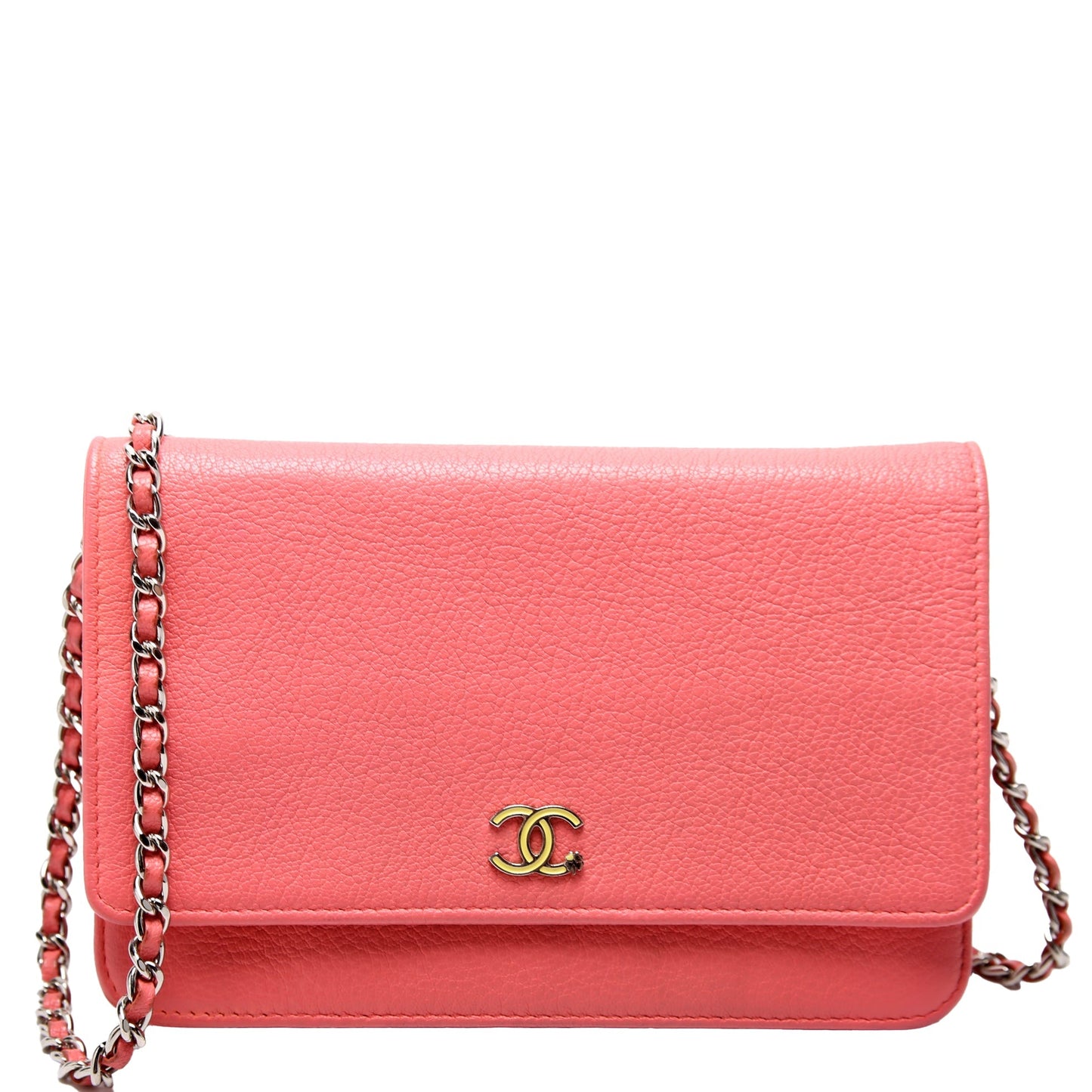 Chanel WOC CC Lucky Clover Charm Pink Bag