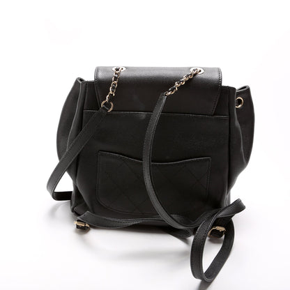 Chanel Business Affinity Backpack Caviar 24M Black Bag
