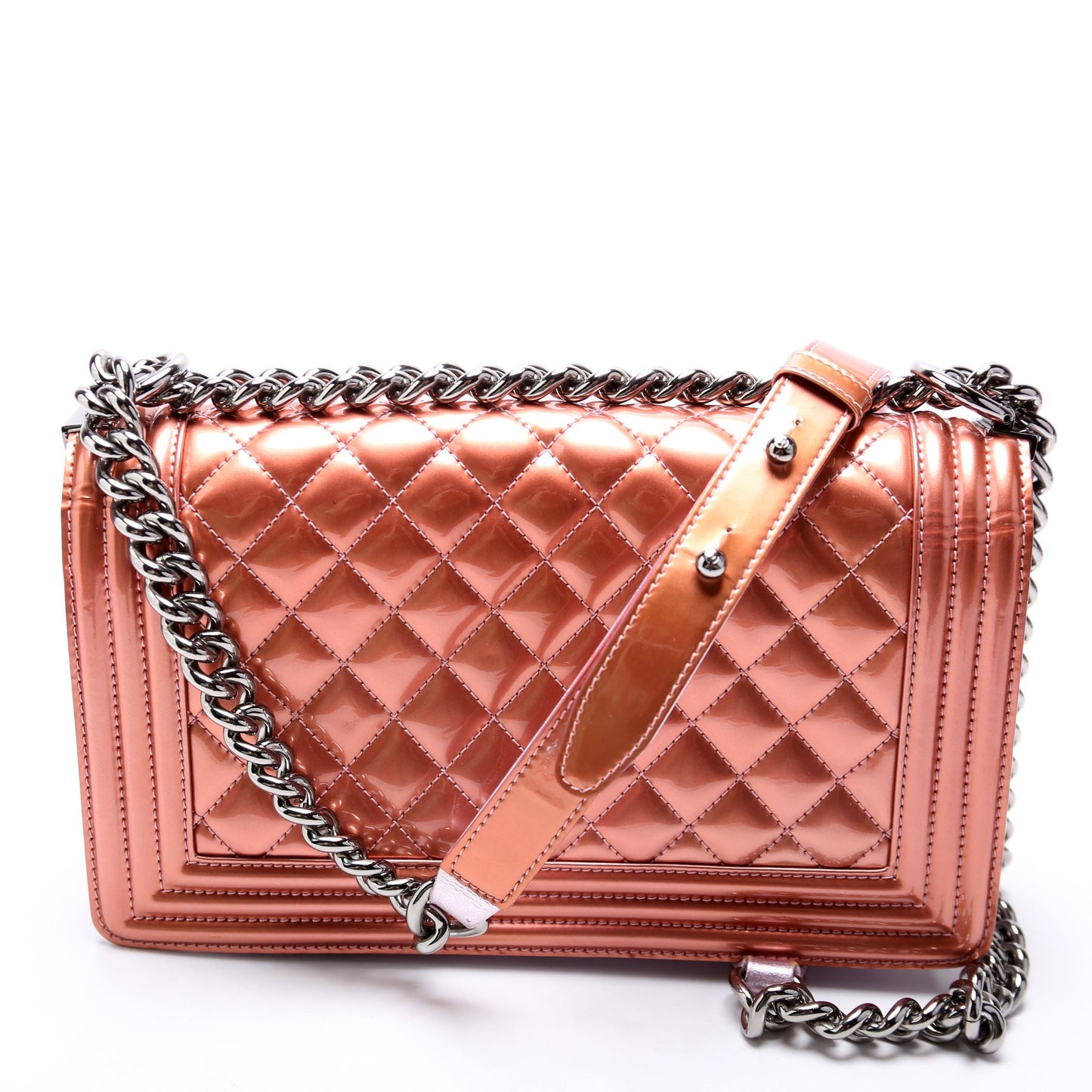 Chanel Boy Flap Medium Old 19M Rose Gold Bag