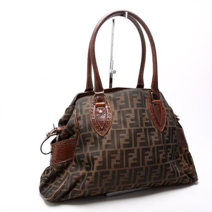 Fendi 8BN162 Zucca Du Jour Medium Bag
