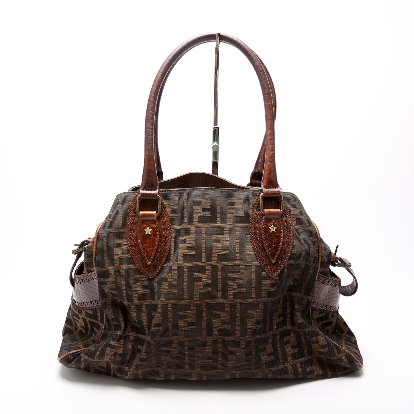Fendi 8BN162 Zucca Du Jour Medium Bag
