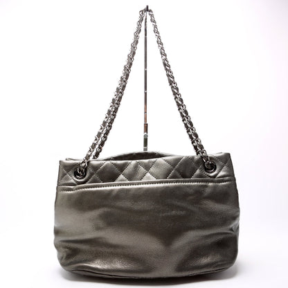 Chanel Timeless CC Soft Tote 14M Silver Bag