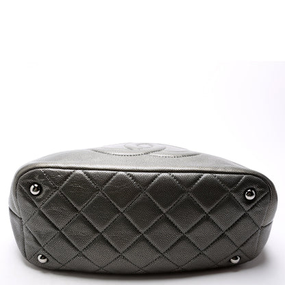 Chanel Timeless CC Soft Tote 14M Silver Bag