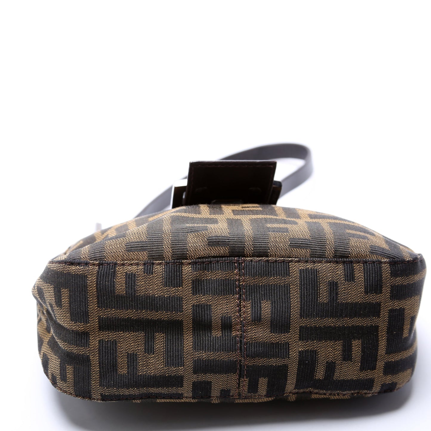 Fendi FF Zucca Mini Shoulder Brown Bag
