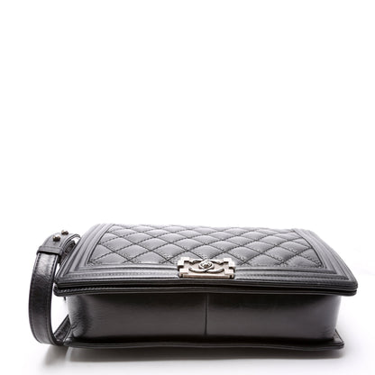 Chanel Boy Flap Large Double Stitch Lambskin 16-20m Bag