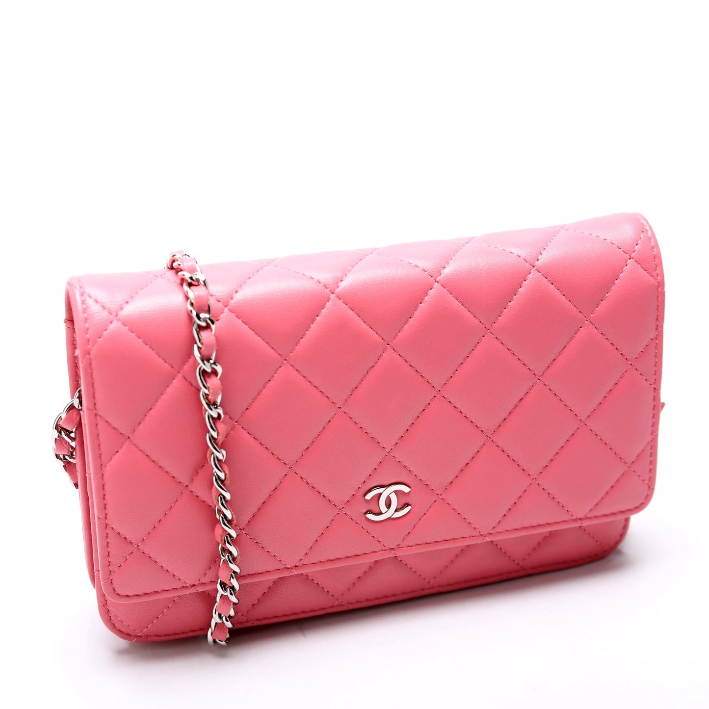 Chanel WOC Classic Quilted Lambskin Pink Bag