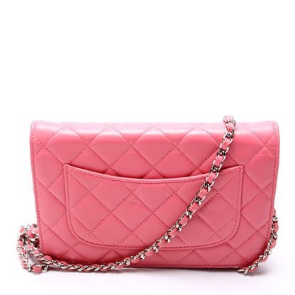 Chanel WOC Classic Quilted Lambskin Pink Bag