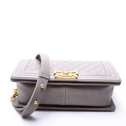 Chanel Boy Flap Medium Old Caviar 25-28M Grey Bag