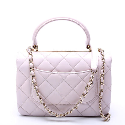 Chanel Trendy Top Handle Small Lambskin 30M Purple Bag