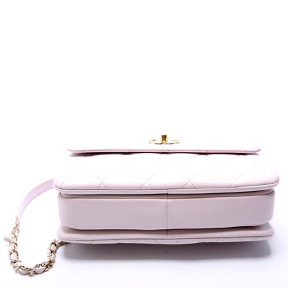 Chanel Trendy Top Handle Small Lambskin 30M Purple Bag