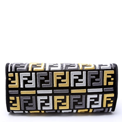 Fendi 7AR717 Peekaboo Defender Pouch Black/Multicolor Bag