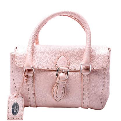 Fendi 8BR486 Selleria Mini Linda Handle Pink Bag