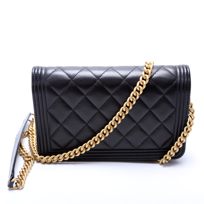 Chanel WOC Boy Lambskin 31M Black Bag