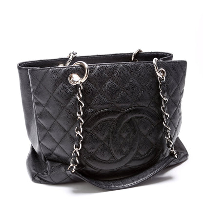 Chanel Grand Shopping Tote Caviar 15M Black Bag
