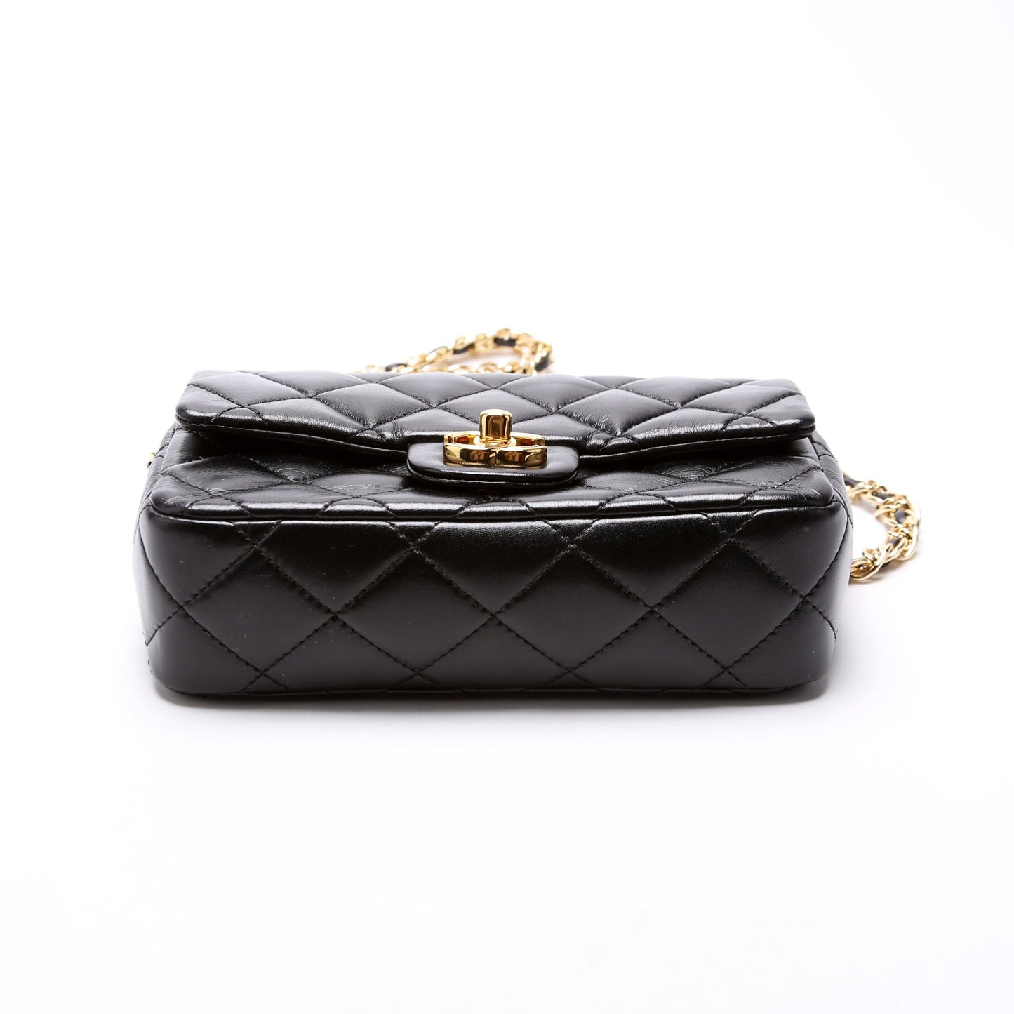 Chanel Rectangular Mini Top Handle RFID Black Bag