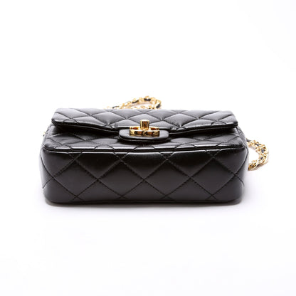 Chanel Rectangular Mini Top Handle RFID Black Bag
