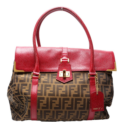 Fendi 8BR647 Linda Classic Zucca Large Bag