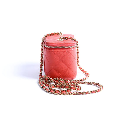 Chanel Vanity Mini With Chain Caviar RFID Bag
