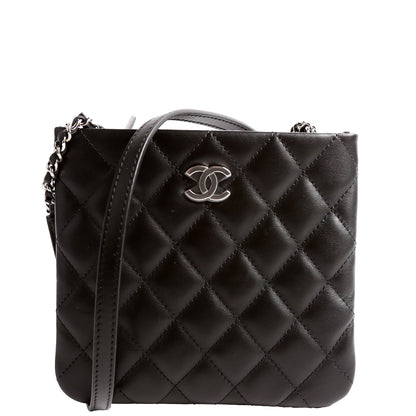 Chanel Uniform Crossbody Lambskin Black Bag
