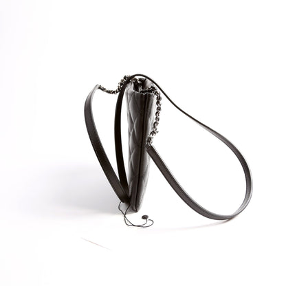 Chanel Uniform Crossbody Lambskin Black Bag