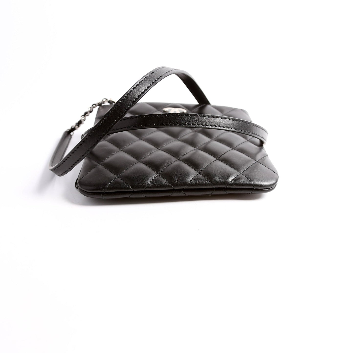 Chanel Uniform Crossbody Lambskin Black Bag