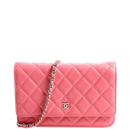 Chanel WOC Classic Quilted Lambskin Pink Bag
