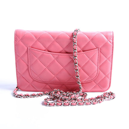 Chanel WOC Classic Quilted Lambskin Pink Bag