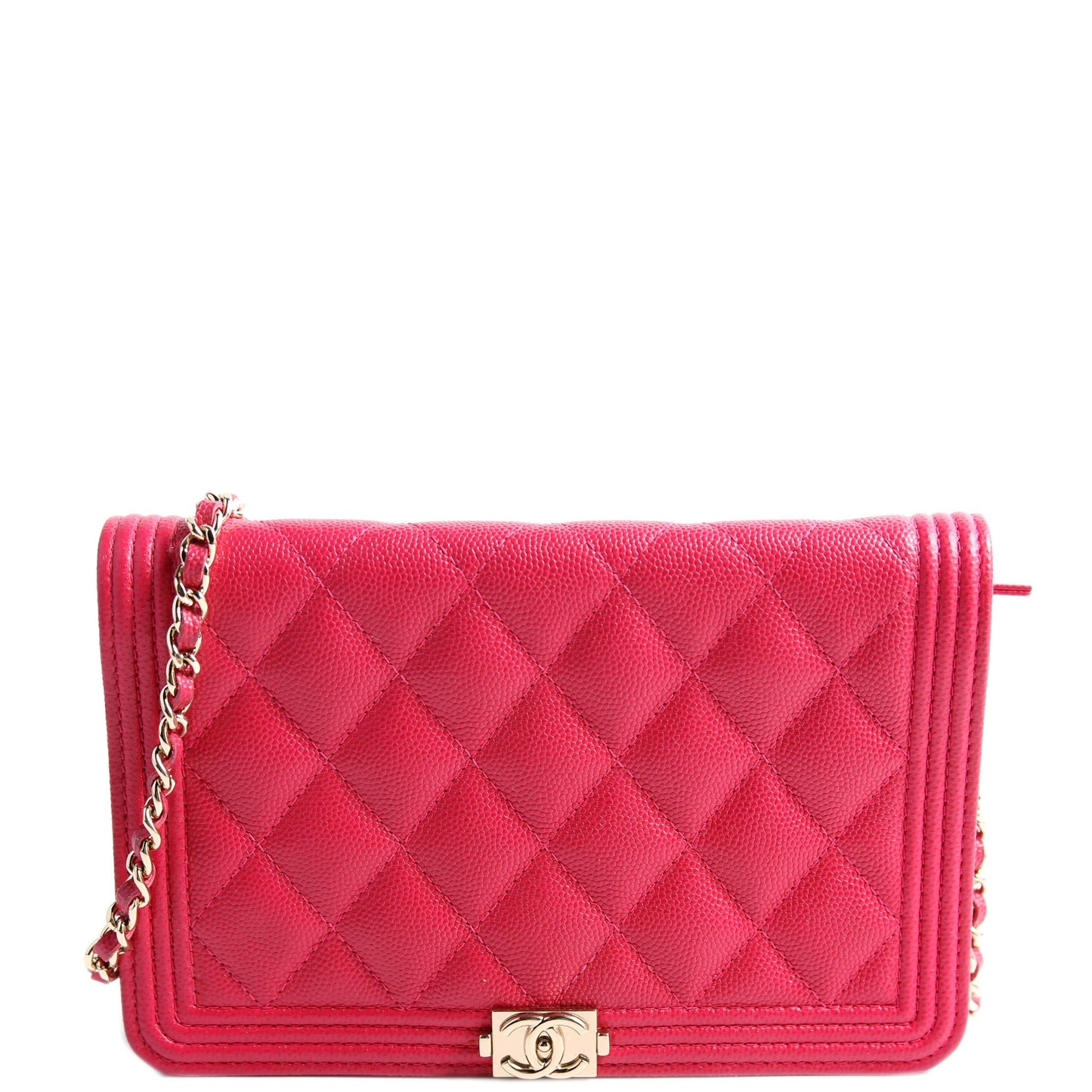 Chanel WOC Boy Caviar Pink Bag