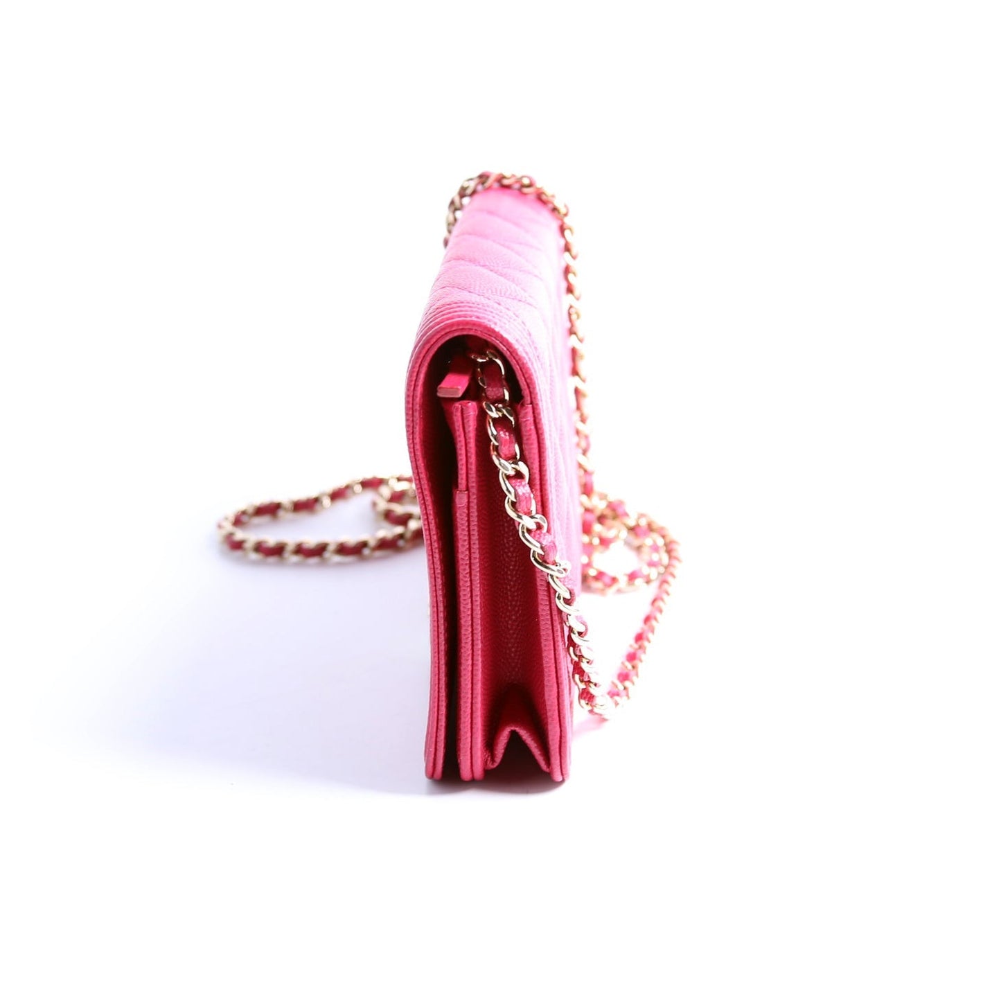 Chanel WOC Boy Caviar Pink Bag