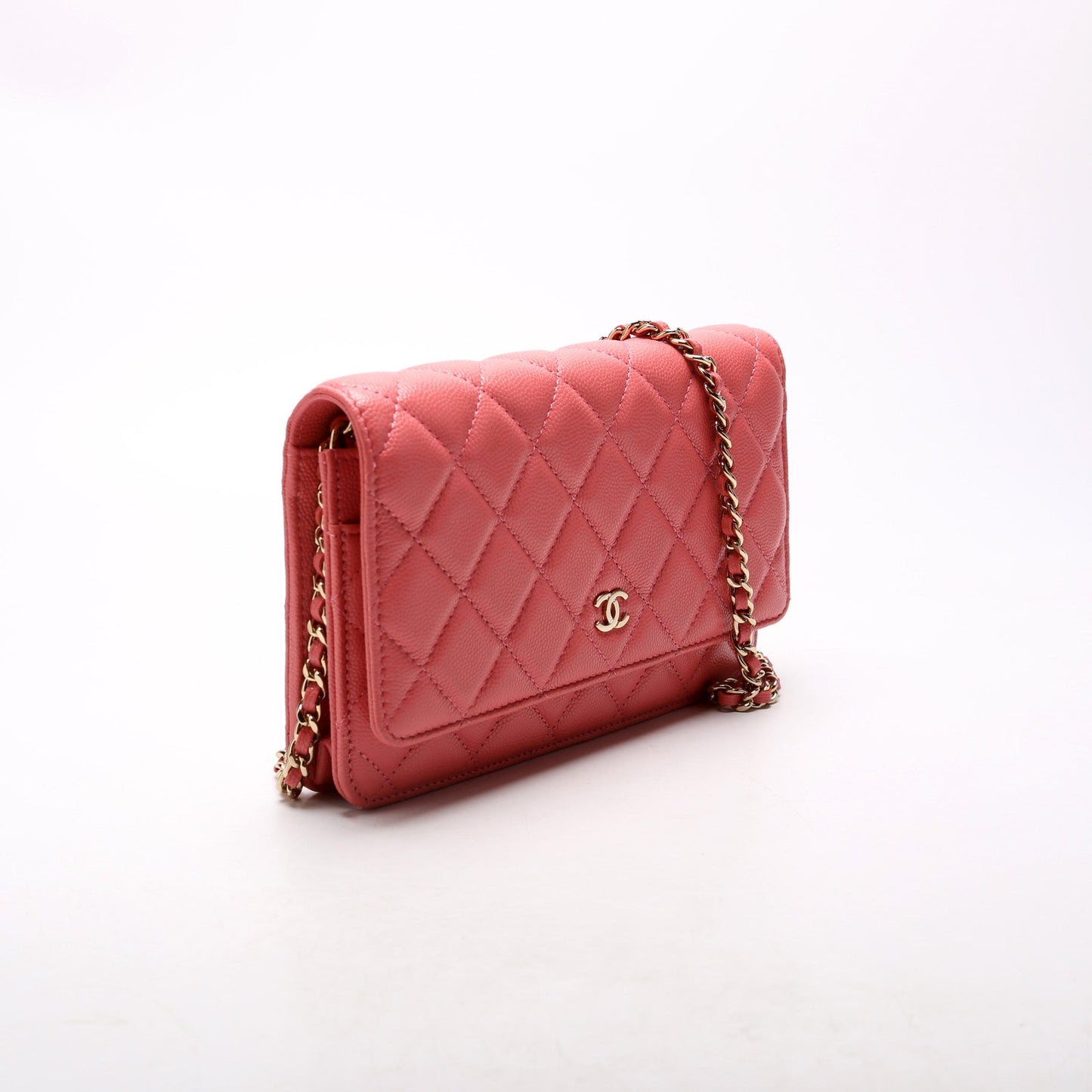 Chanel WOC Classic Quilted Caviar Pink Bag