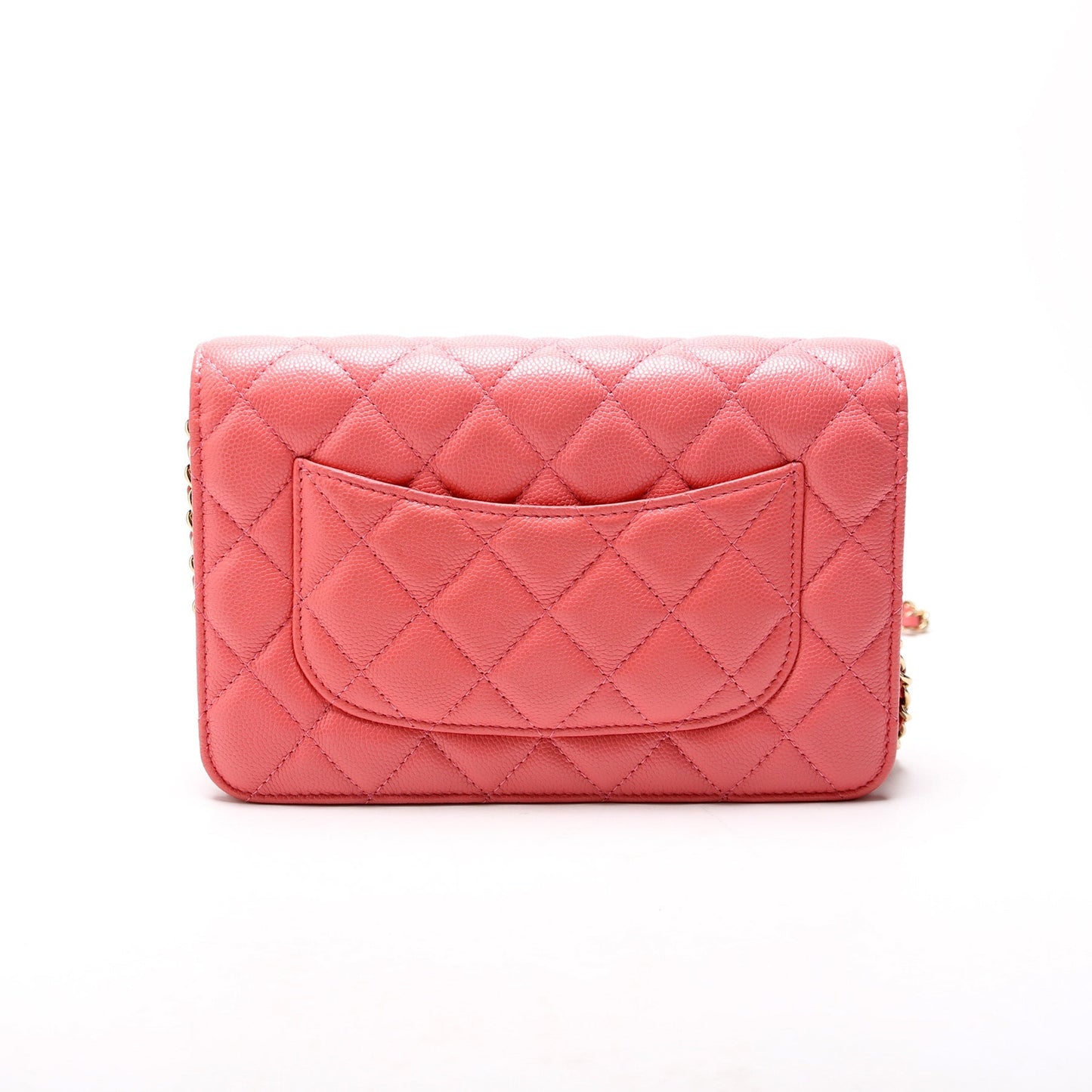 Chanel WOC Classic Quilted Caviar Pink Bag