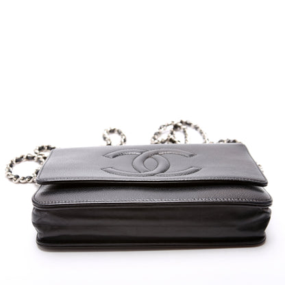 Chanel WOC Timeless CC Caviar Black Bag