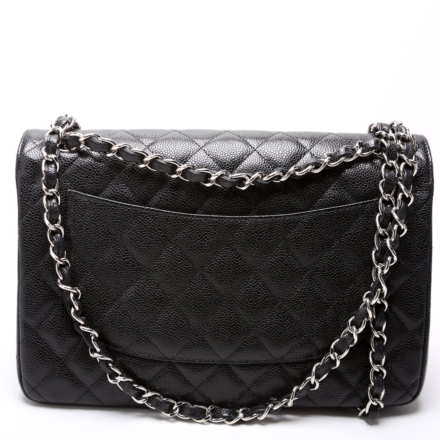 Chanel Classic Flap Jumbo Caviar Bag