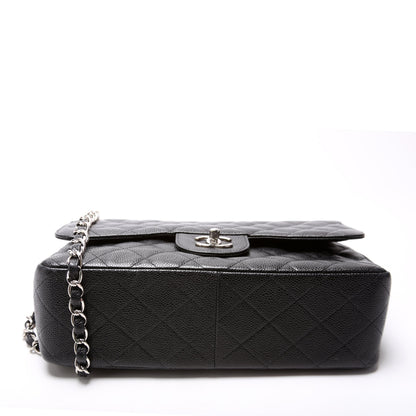 Chanel Classic Flap Jumbo Caviar Bag