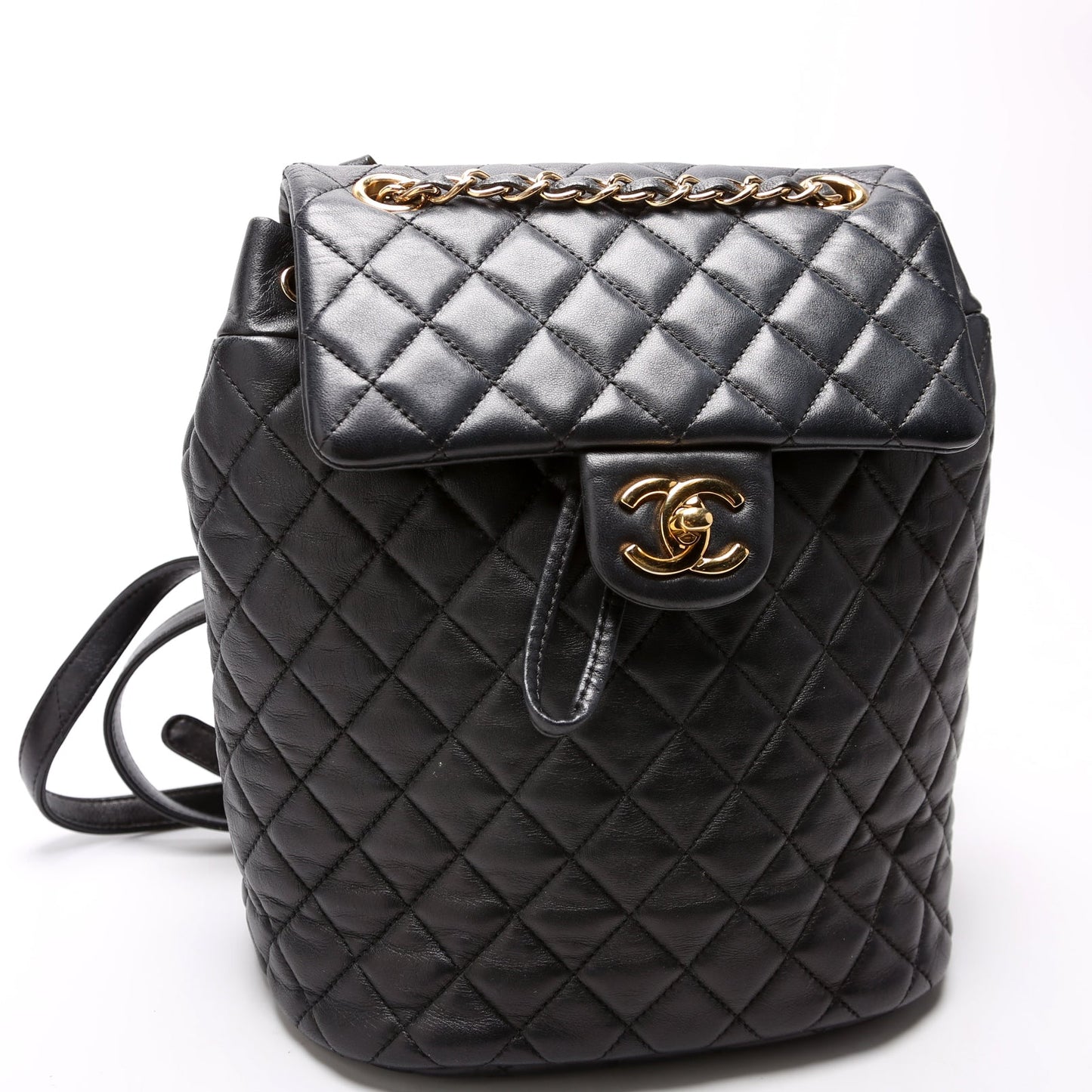 Chanel Urban Spirit Backpack Small Lambskin Black Bag